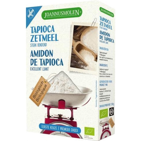 Tapioca zetmeel Joannusmolen - Verpakking 250 gram - Biologisch