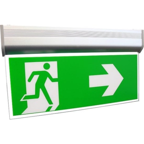 RELED Noodverlichting Wand/Plafond - 3W - 90lm - 4000K - IP42 - 230V - Incl. 3 pictogrammen