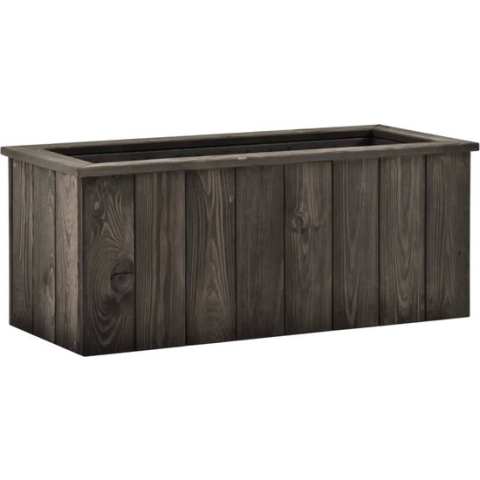 vidaXL-Plantenbak-verhoogd-74x32x30-cm-massief-grenenhout-grijs