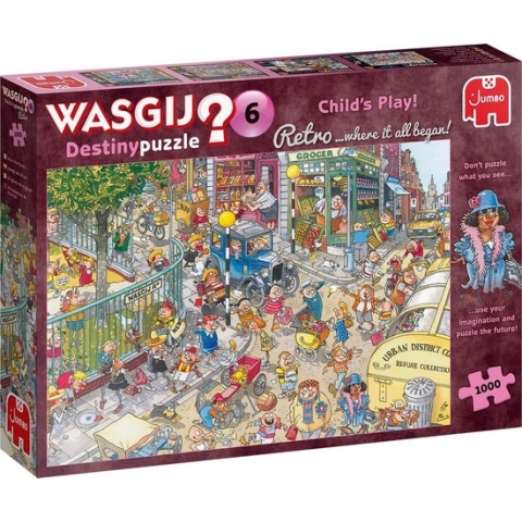 Wasgij Retro Destiny 6 Kinderspel puzzel - 1000 stukjes