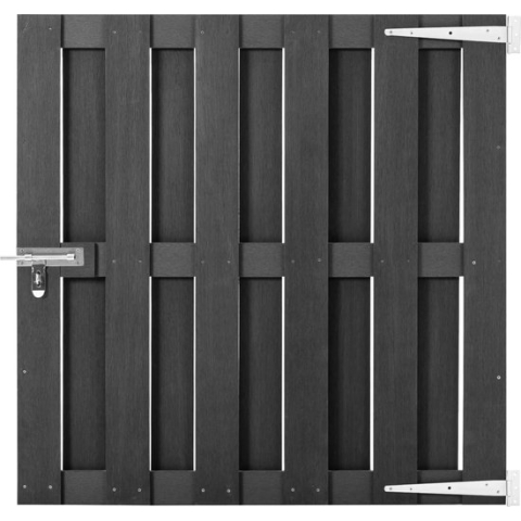 vidaXL-Poort-100x100-cm-HKC-grijs