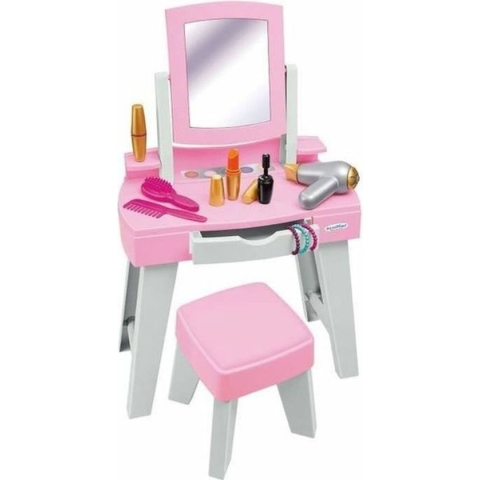 ECOIFFIER Roze Kaptafel Stoel Spiegel + Accessoires 11 st.
