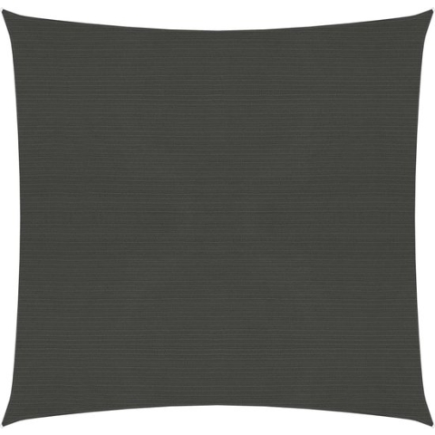 vidaXL-Zonnezeil-160-g/m²-3x3-m-HDPE-antracietkleurig