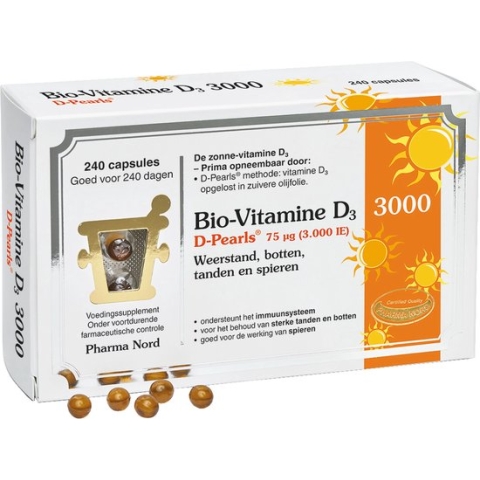 Pharma Nord Bio vitamine D3 75 mcg (240ca)
