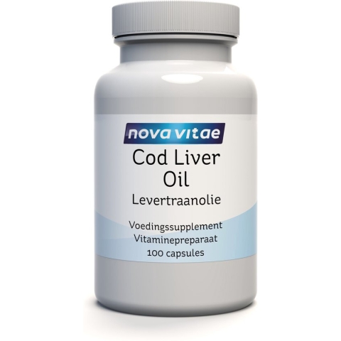 Nova Vitae - Levertraanolie - Cod Liver Oil - 150 capsules