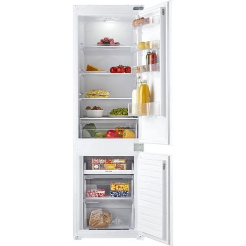 Inventum IKV1786D - Inbouw koel-vriescombinatie - Nis 178 cm - 251 liter - Verslade - Supervriezen - Deur op deur - Wit