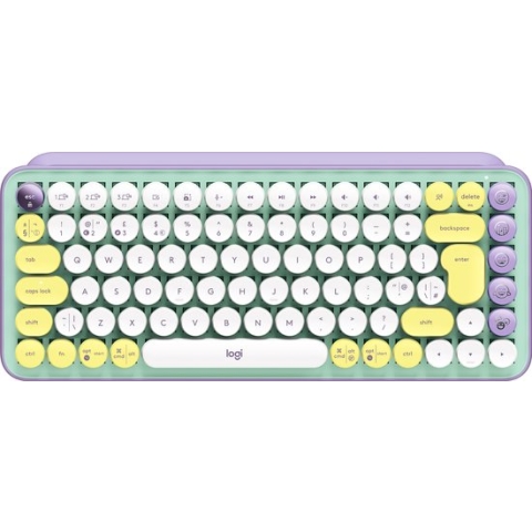 Logitech Pop Keys - Draadloos Mechanisch Emoji Toetsenbord - Qwerty - Daydream Mint