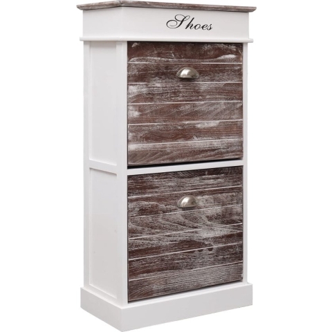 vidaXL-Schoenenkast-50x28x98-cm-paulowniahout-bruin