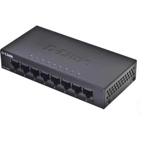 D-Link DGS-108GL - Netwerkswitch - Unmanaged - 8 Poorten