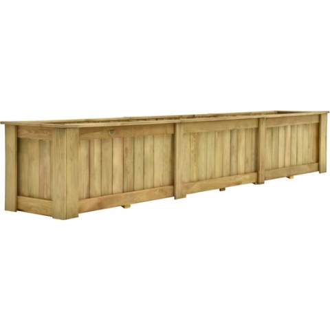 vidaXL-Plantenbak-verhoogd-291x50x50-cm-geïmpregneerd-grenenhout