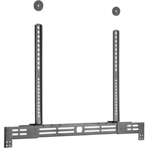 Cavus SBU03 Universele Soundbar beugel met hoogte en diepte instelling - Geschikt voor Soundbars met een ophangsysteem aan de achterzijde - VESA