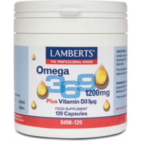 Lamberts Visolie Omega 3 6 9 (120ca)