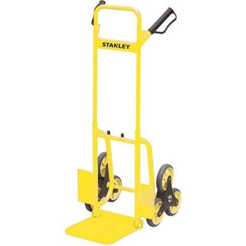 Stanley Inklapbare Steekwagen FT521 - Max. Draagcapaciteit 120KG - 68 x 49 x 113 CM - 6 Wielen - Metaal - Geel