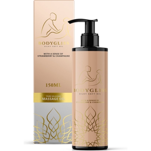 BodyGliss - Massage Collection Silky Soft Olie Aardbei & Champagne 150 ml