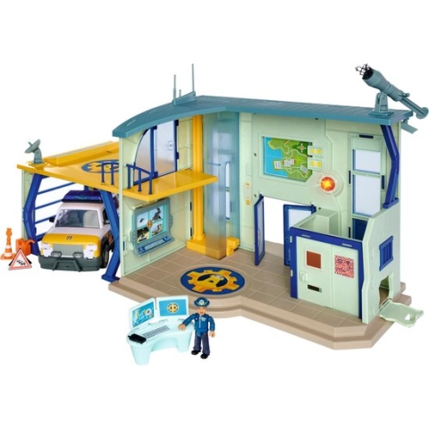 Brandweerman Sam Politiebureau met Figuur - Speelset - vanaf 3 jaar