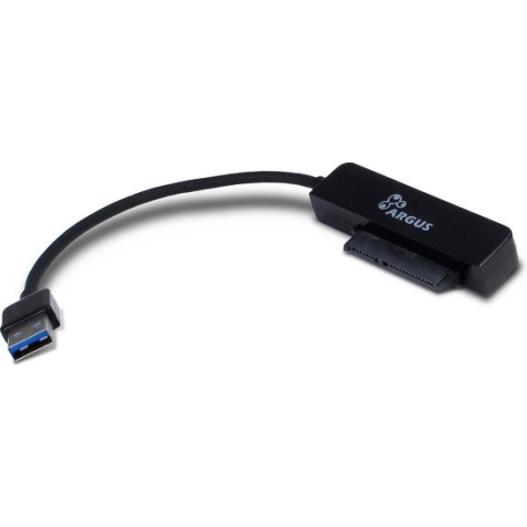 Inter-Tech K104A USB 3.0 S-ATA 15pin + 7pin Zwart