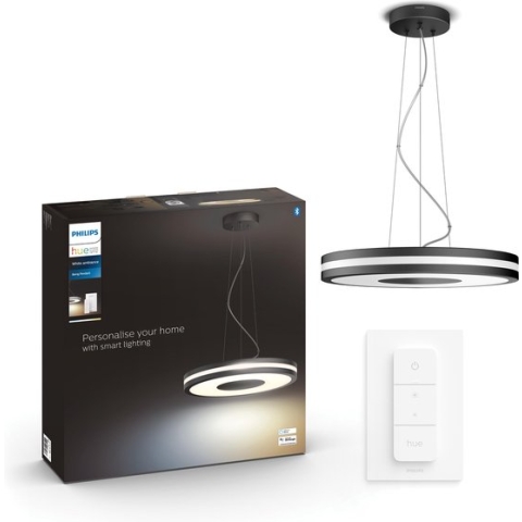 Philips Hue Being hanglamp - warm tot koelwit licht - zwart - 1 dimmer switch