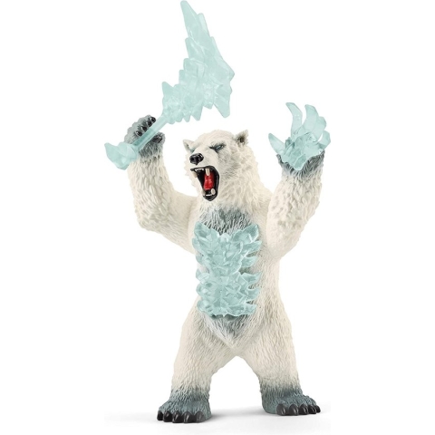 schleich ELDRADOR CREATURES - Blizzard beer met ijsknots - Speelfiguur - Kinderspeelgoed voor Jongens en Meisjes -42510