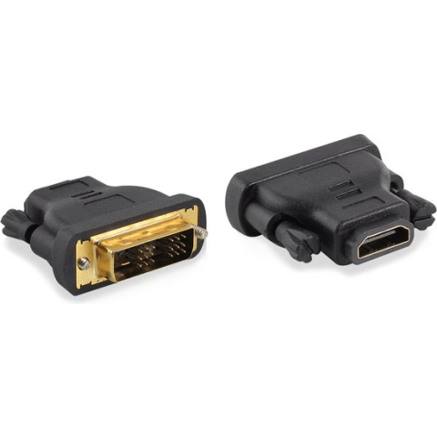 ACT DVI HDMI Verloopadapter – DVI-D male naar HDMI female converter – 24+1 pin - AC7565