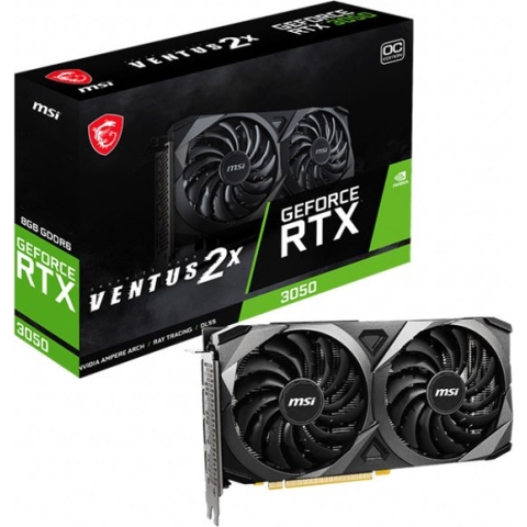 Graphics card MSI GeForce RTX 3050 VENTUS 2X 8GB