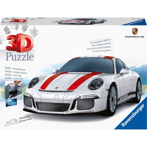 Ravensburger Porsche 911R - 3D puzzel - 108 stukjes