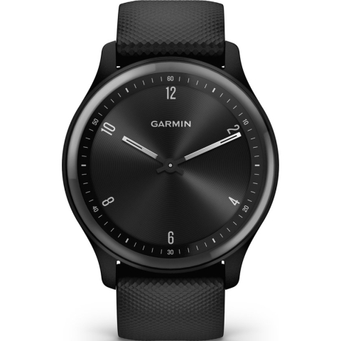 Garmin Vivomove Sport - Hybrid smartwatch - Echte wijzers - Verborgen touchscreen - 40mm - Zwart
