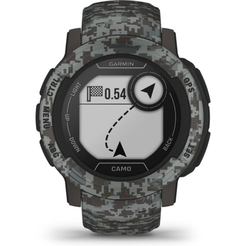 Garmin Instinct 2 - Sporthorloge met GPS - Smartwatch voor heren - 45mm - Camo Edition Graphite