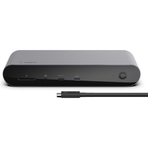 Belkin CONNECT Thunderbolt 4-dock Pro - met kabel - Zwart