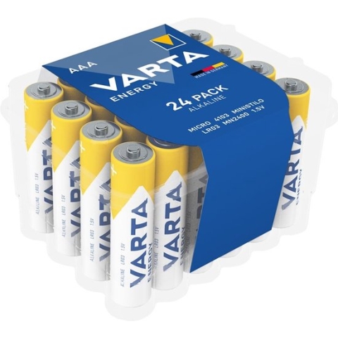 Varta Alkaline Batterij AAA / Lr03 - Batterij -  24 Stuks