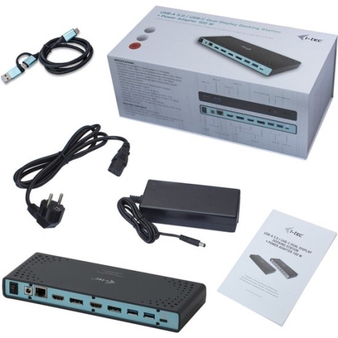 I-Tec Dual Dock PD 65W AIR USB 3.0/USB-C