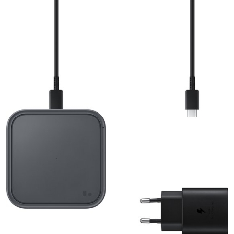 Samsung Wireless Charger Pad - met travel adapter - Zwart