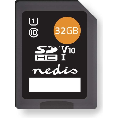 Geheugenkaart - SDHC - 32 GB - Schrijfsnelheid: 80 MB/s - Leessnelheid: 45 MB/s - UHS-I