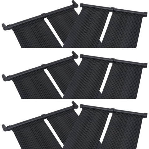 vidaXL Solarverwarmingspanelen voor zwembad 6 st 80x310 cm