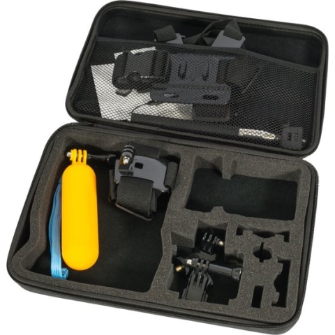 Salora ACTIONCAMPACK -  Accessoirepakket - Go Pro - Action Camera - Opbergcase - Accessoires - Chestmount - Selfiestick - Bobber