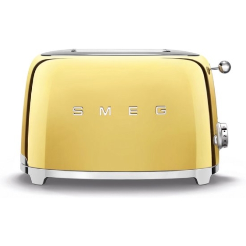 SMEG TSF01GOEU - Broodrooster - Goud - 2x2 - 950W - 6 niveaus