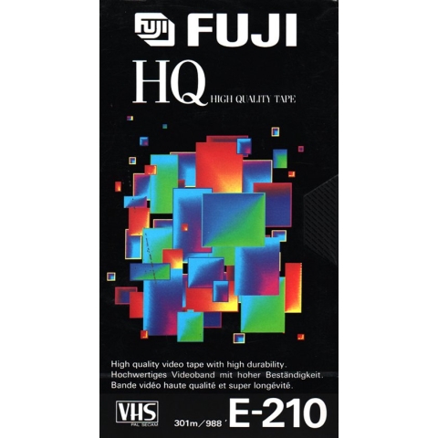 Fuji VHS HQ E210 videoband