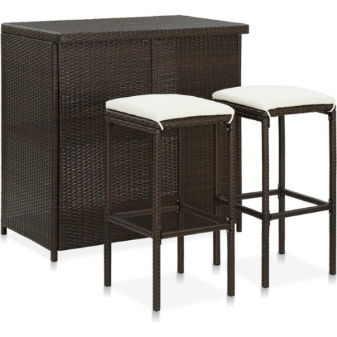 vidaXL-3-delige-Barset-poly-rattan-bruin