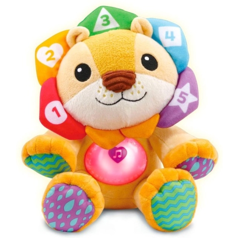 VTech Baby Mijn Leeuwenvriendje Luca - Educatief Babyspeelgoed - Cijfers, Tellen en Kleuren - Van 6 tot 36 Maanden