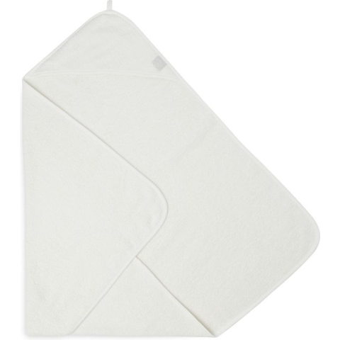 Jollein - Badcape - Beige - 100% Badstof Katoen - Baby Handdoek met Badcape, Omslagdoek, Badponcho - 75x75 cm