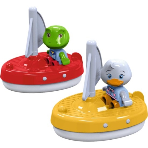 AquaPlay 270 - 2 Zeilboten + 2 Figuren - Waterbaanaccessoires