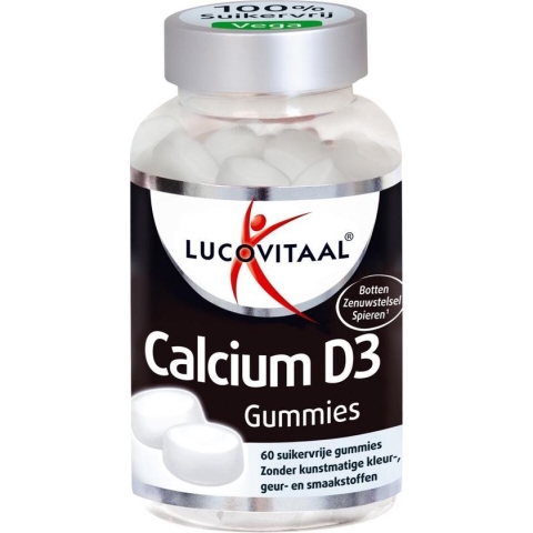 Lucovitaal Calcium D3 gum (60tb)