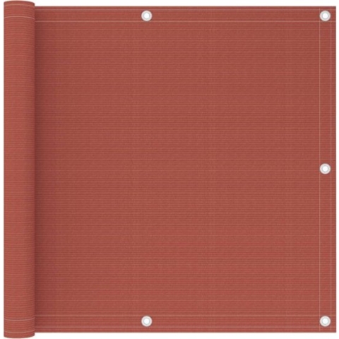 vidaXL-Balkonscherm-90x300-cm-HDPE-terracottakleurig