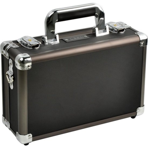 DESQ® 3658 -Transportkoffer | Plukschuim en Vakindeling | Afsluitbaar | 33 x 26 x 13 cm