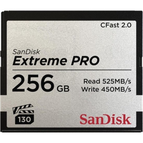 Sandisk Extreme Pro CFAST 2.0 256GB 525MB/s VPG130