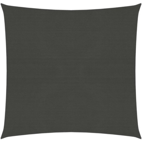 vidaXL-Zonnezeil-160-g/m²-4x4-m-HDPE-antracietkleurig