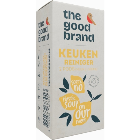 The Good Brand - Keukenreiniger - Refill Pods- 2-pack - 2x500ml - Duurzaam