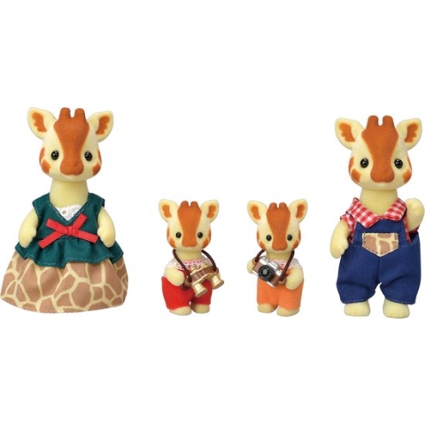 Sylvanian Families 5639 Familie Giraffe-fluweelzachte speelfiguren