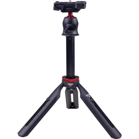 DÖRR Selfie Gipsy Ministatief 1/4 inch Werkhoogte: 22 - 68 cm Zwart/rood Kogelkop