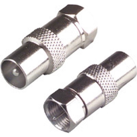 Scanpart coax adapter - F-connector - Male naar Male - Geschikt voor Ziggo - Televisie
