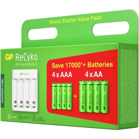 E411 - AA - AAA - 8 pc(s) - Batteries included